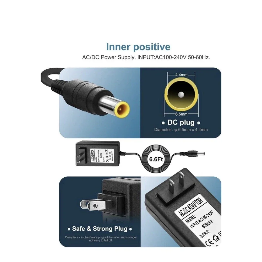 14V AC/DC Power Adapter, 3A/Samsung Monitor, TV, LCD LED Power Supply Cord cabl